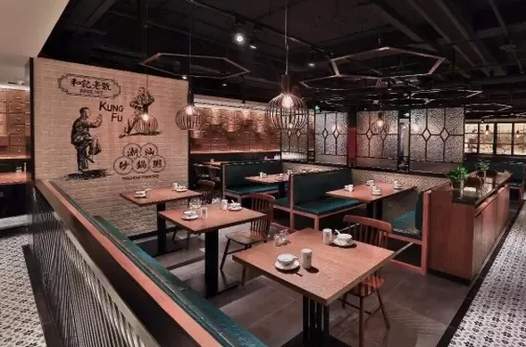 潮汕砂锅粥就餐区设计