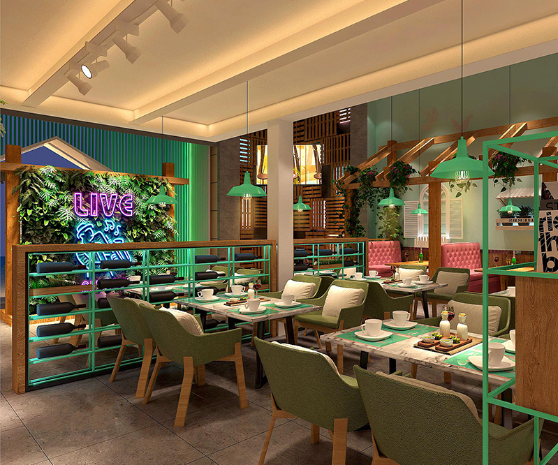 禾π——深圳生态主题餐厅空间升级改造设计
